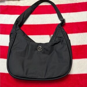 lululemon athletica Classic Black Shoulder Bag
